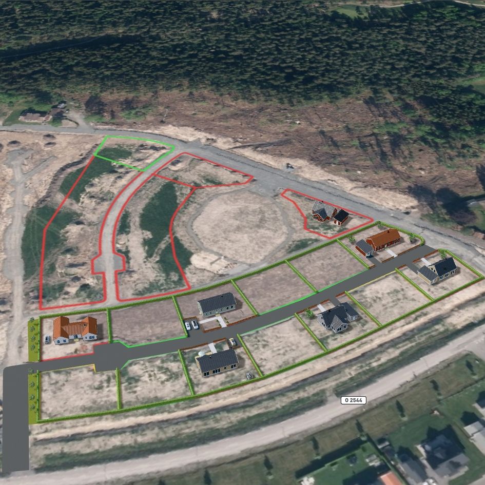 Geology dataset visualization of new residential project